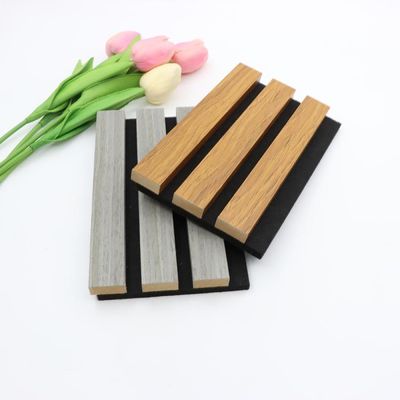 MDF звукопоглощающий акустический деревянный стеновой панель с плитой