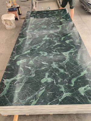 Внутренняя стена Decotion делает лист водостойким 1220x2800mm PVC УЛЬТРАФИОЛЕТОВЫЙ мраморный пластиковый
