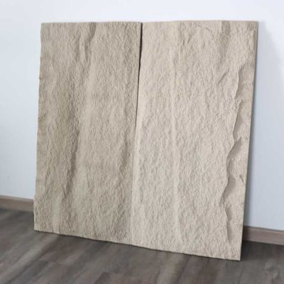 Полиуретан 120 * 60cm симуляции домашней панели камня PU украшения культурной темный серый