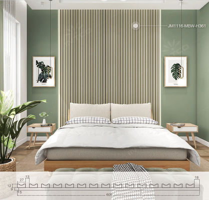Дом Акустическая панель Modern High Absorption Wood Slat Panel Для