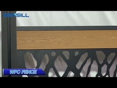 Доказательство Mildew древесины панели загородки Wpc штранг-прессования Co сада пластиковое составное