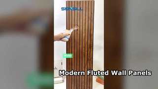 Рифленая потолочная стеновая панель из ПВХ 8